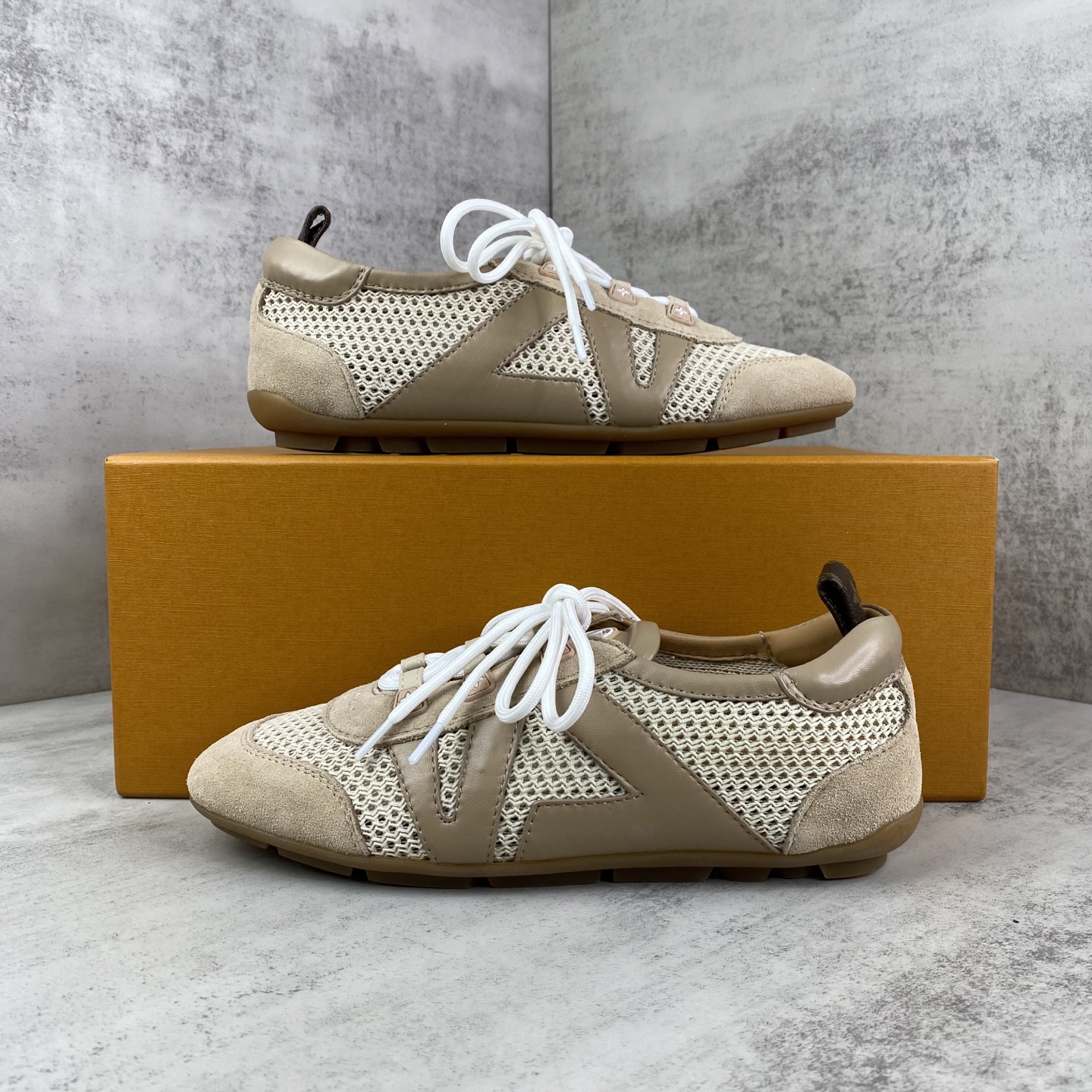 ルイヴィトン Sneakerina メッシュストラップ スニーカー ホワイト 画像 9