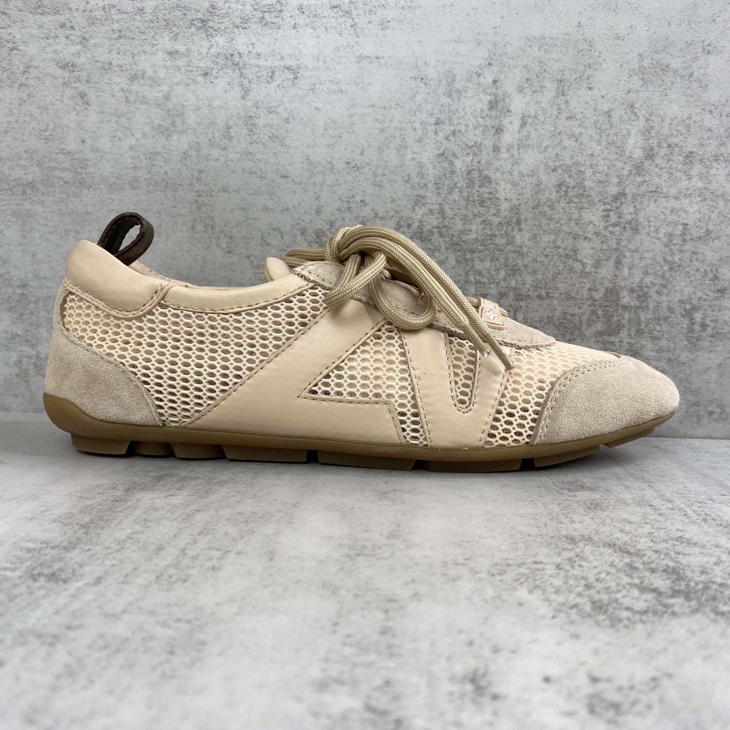 ルイヴィトン Sneakerina スエードメッシュ スニーカー ベージュ 画像 6