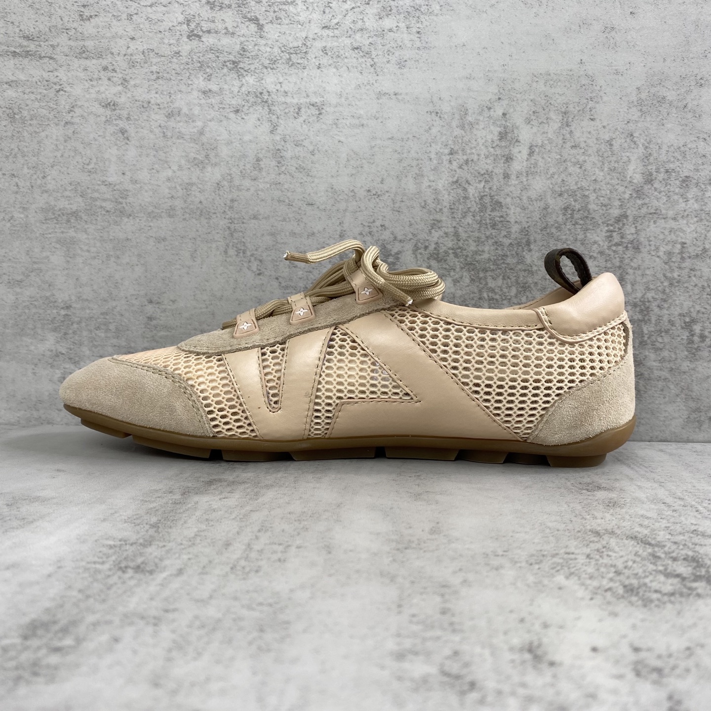 ルイヴィトン Sneakerina スエードメッシュ スニーカー ベージュ 画像 7