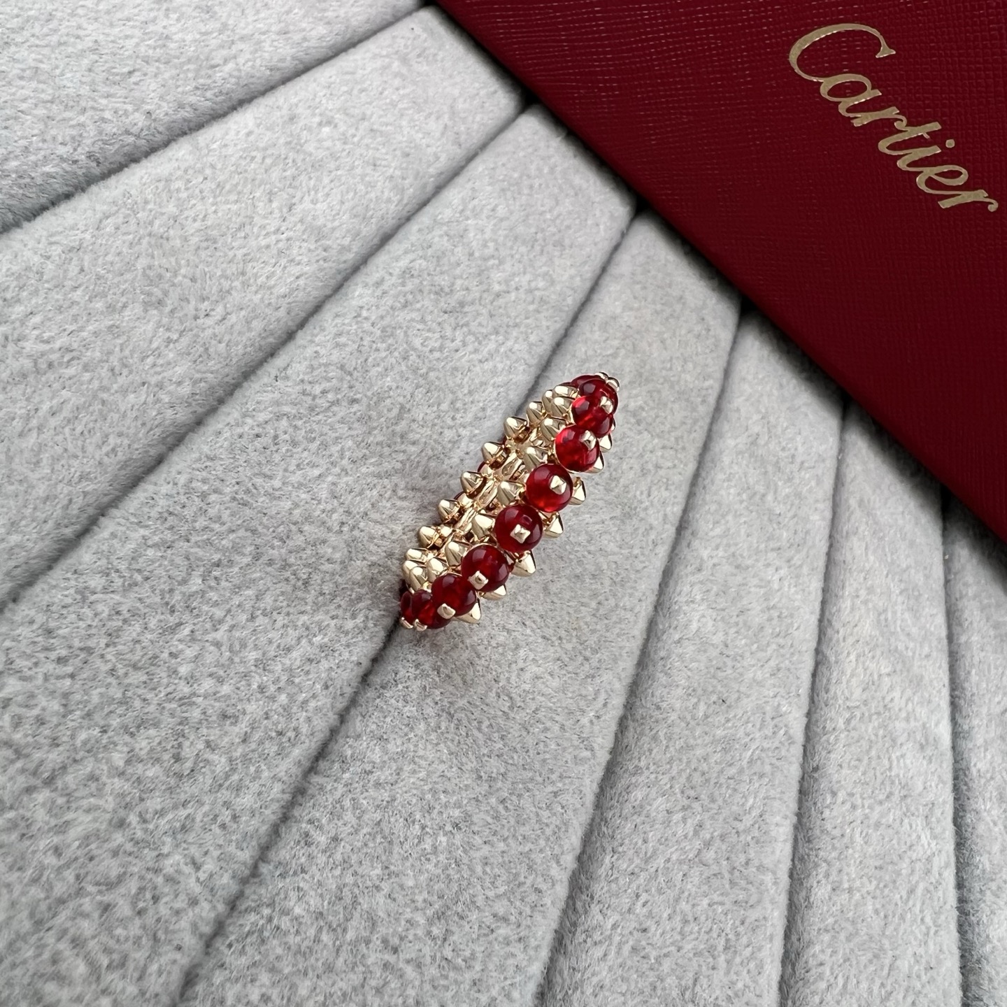 カルティエ Clash de Cartier マルチカラーストーン ピラミッドリング ローズゴールド 画像 8