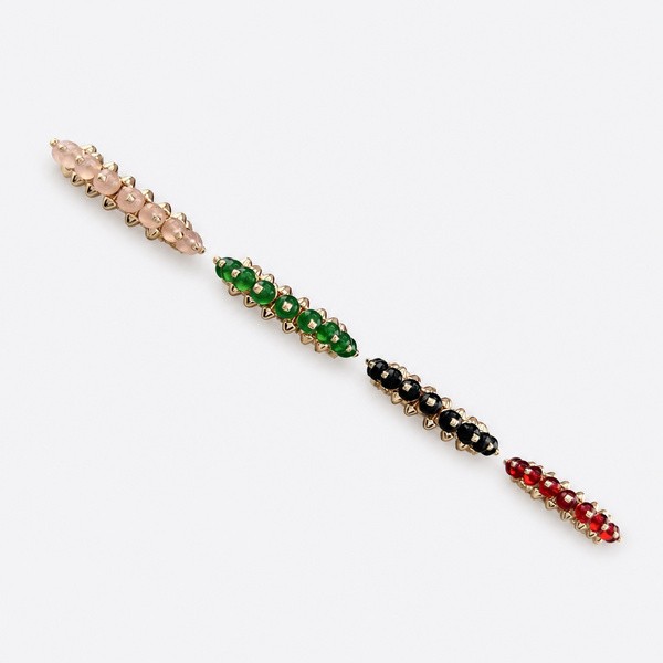 カルティエ Clash de Cartier マルチカラーストーン ピラミッドリング ローズゴールド