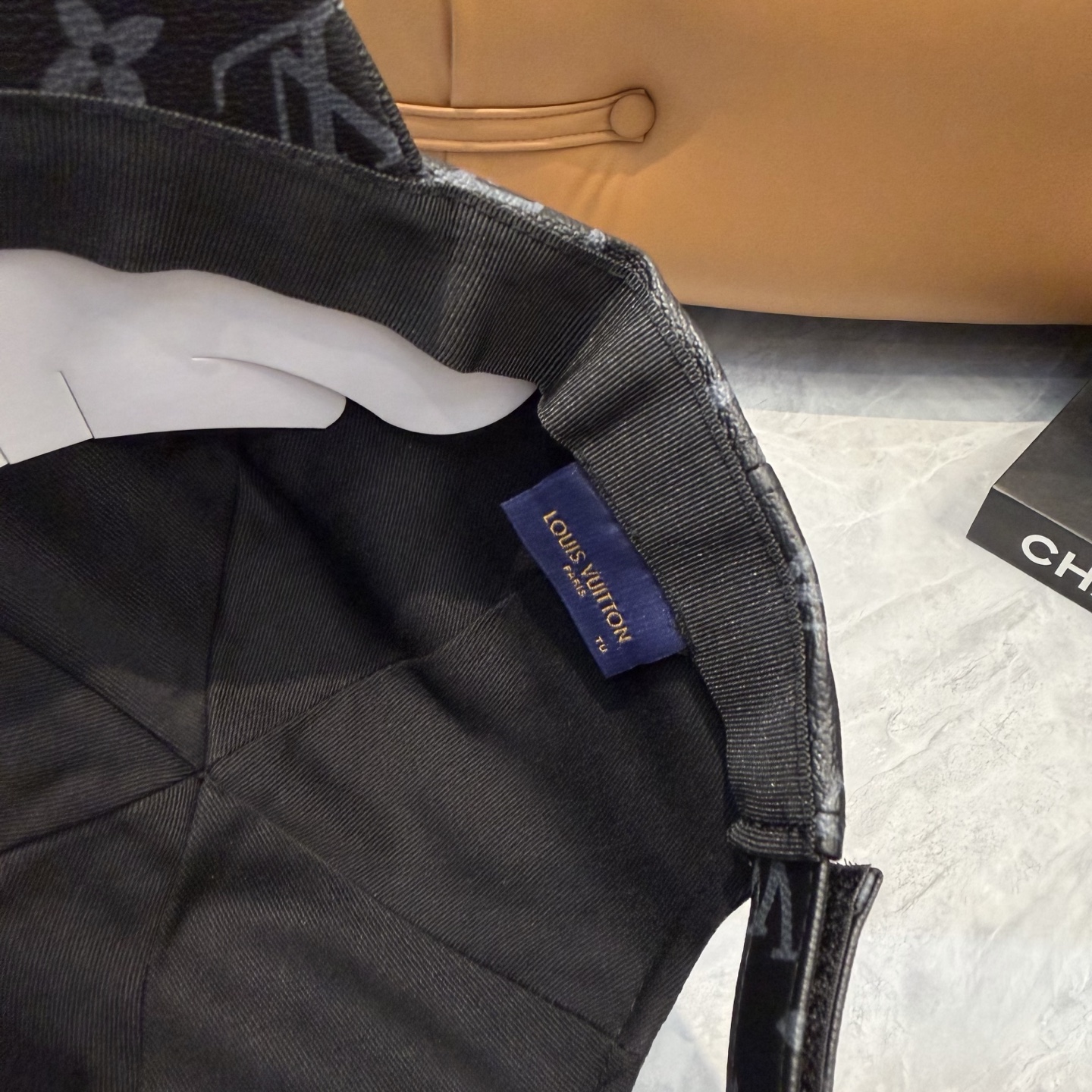 ルイ ヴィトン LV Get Ready モノグラムコーティングキャンバス キャップ ブラック M76528 画像 6