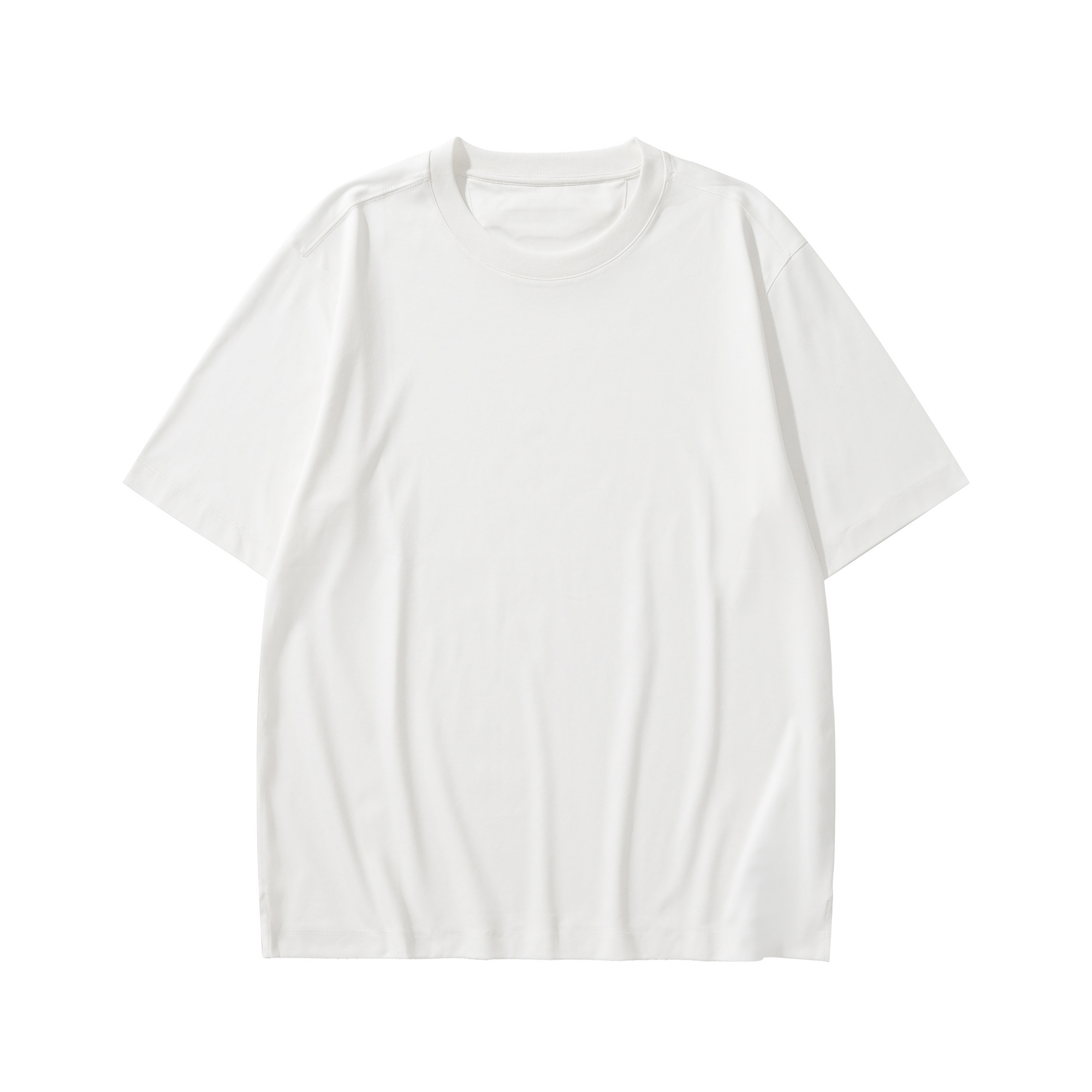 ゼニア Notte Oasi コットンピケ Tシャツ ホワイト 詳細画像 1