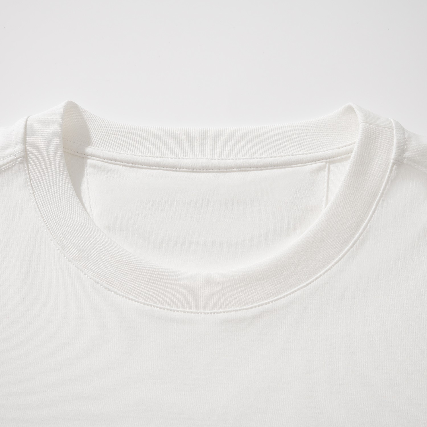 ゼニア Notte Oasi コットンピケ Tシャツ ホワイト 詳細画像 3