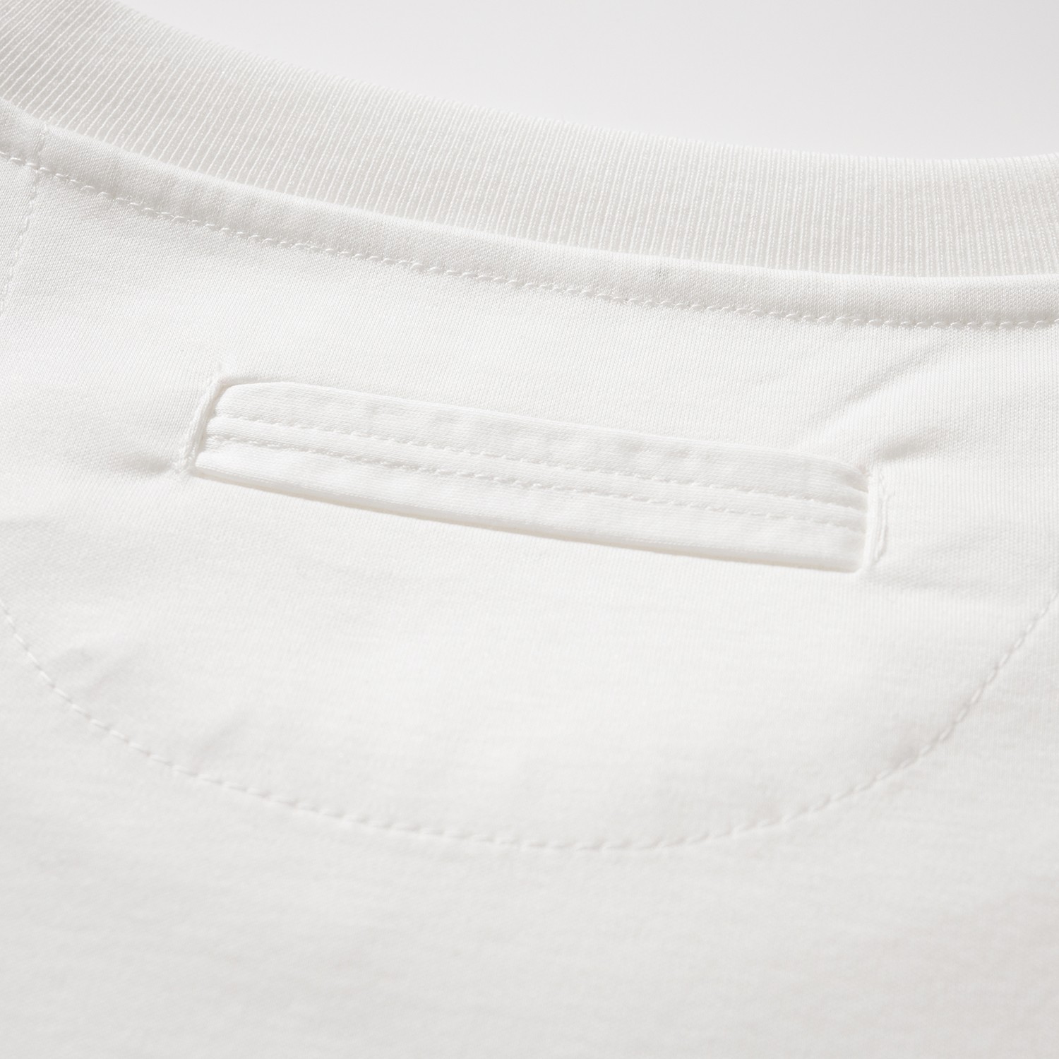 ゼニア Notte Oasi コットンピケ Tシャツ ホワイト 画像 9