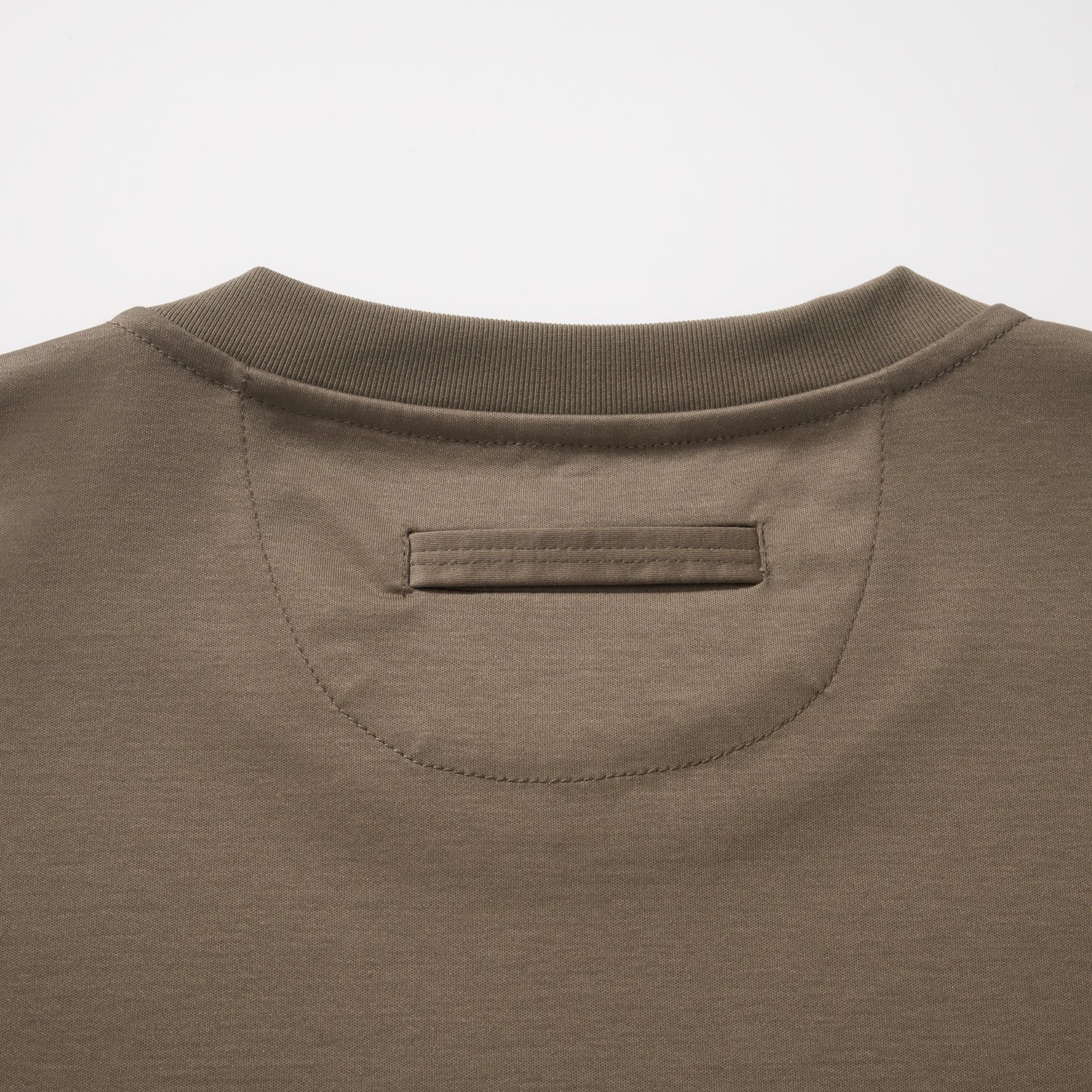 ゼニア Notte Oasi コットンピケ Tシャツ トープ 画像 8