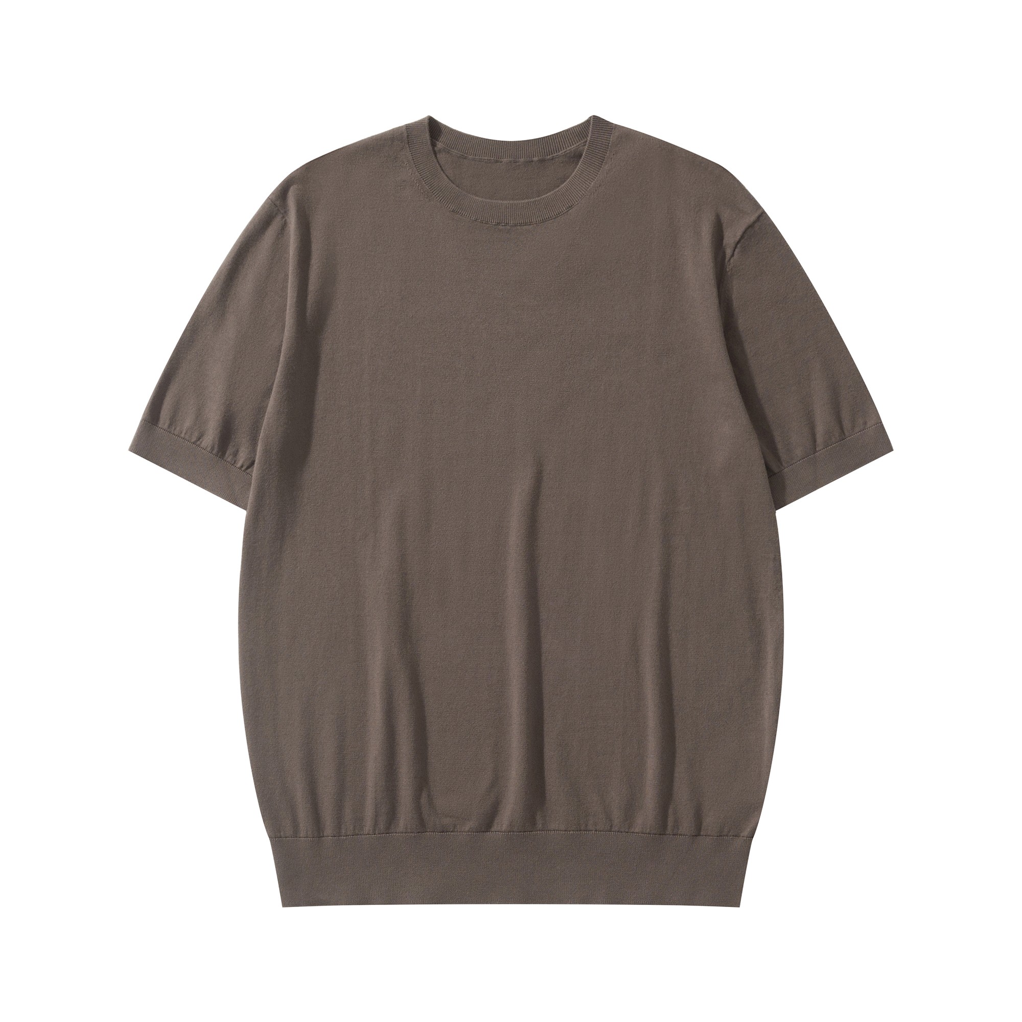 ゼニア Sabbia Oasi コットン Tシャツ ダークトープ 詳細画像 1