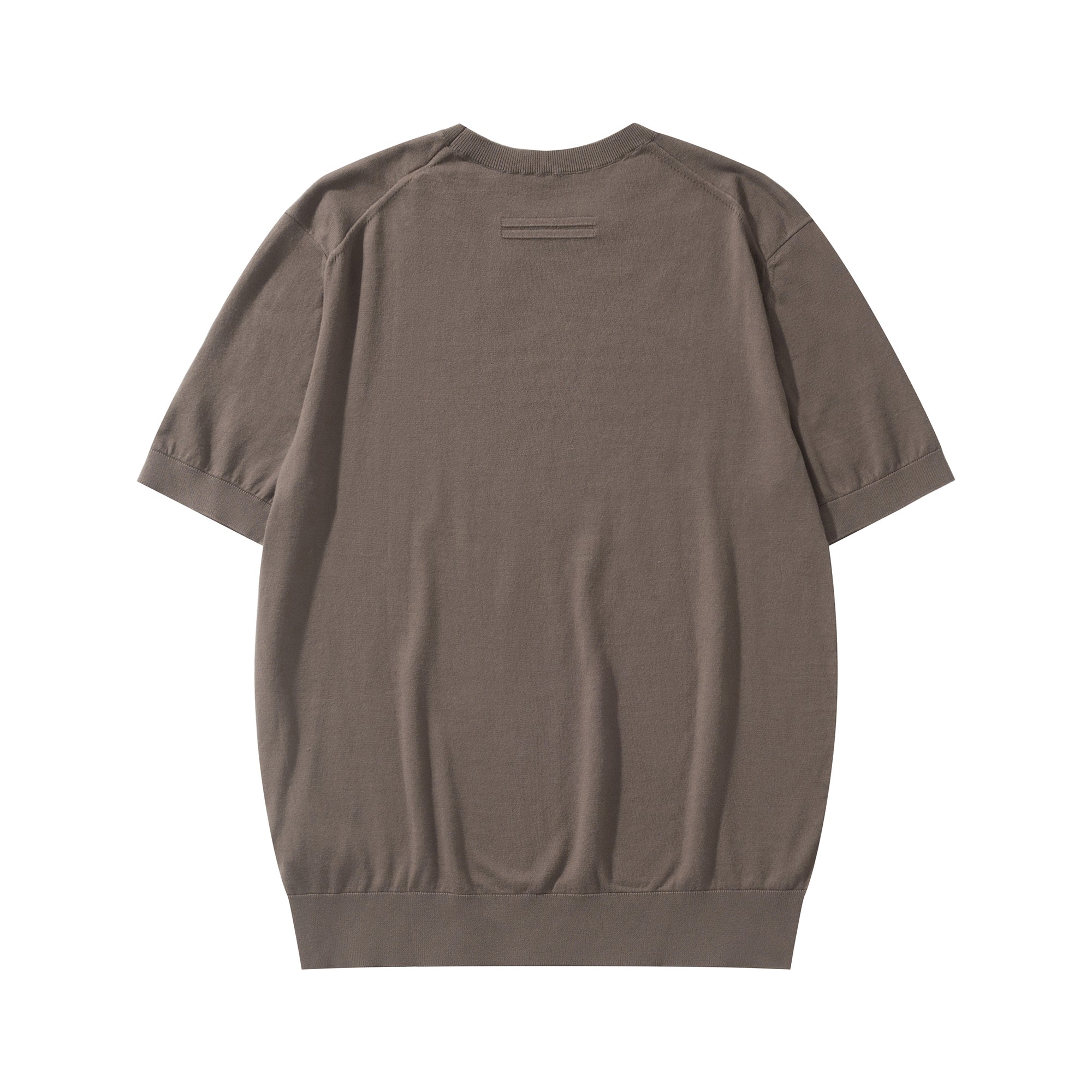 ゼニア Sabbia Oasi コットン Tシャツ ダークトープ 詳細画像 2