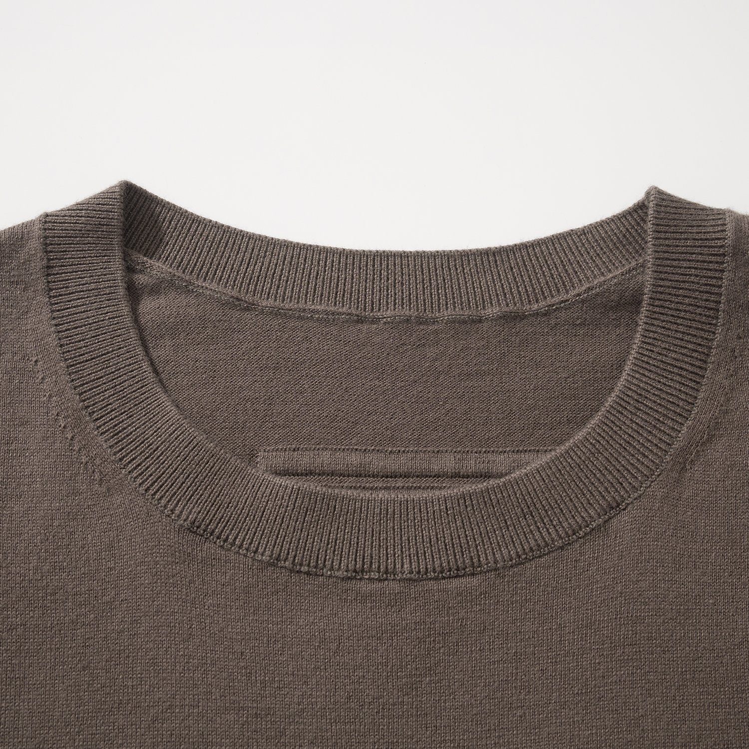 ゼニア Sabbia Oasi コットン Tシャツ ダークトープ 詳細画像 3