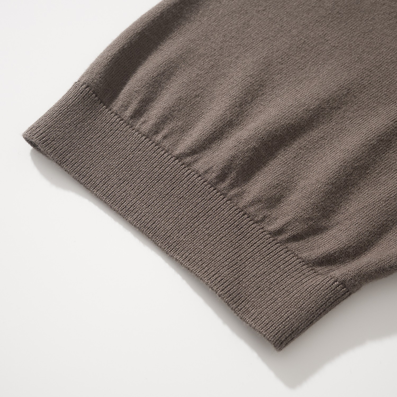 ゼニア Sabbia Oasi コットン Tシャツ ダークトープ 画像 5
