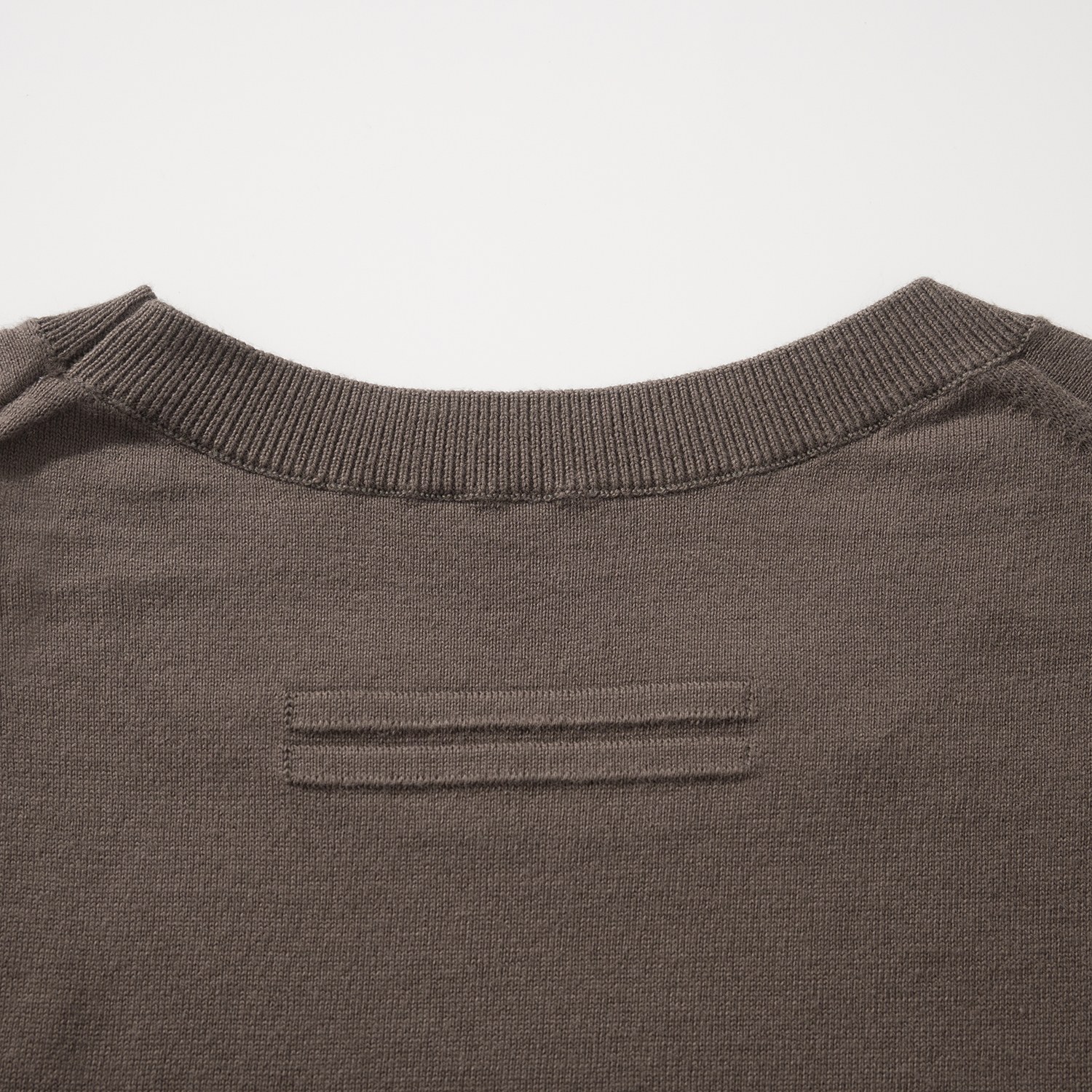ゼニア Sabbia Oasi コットン Tシャツ ダークトープ 画像 7