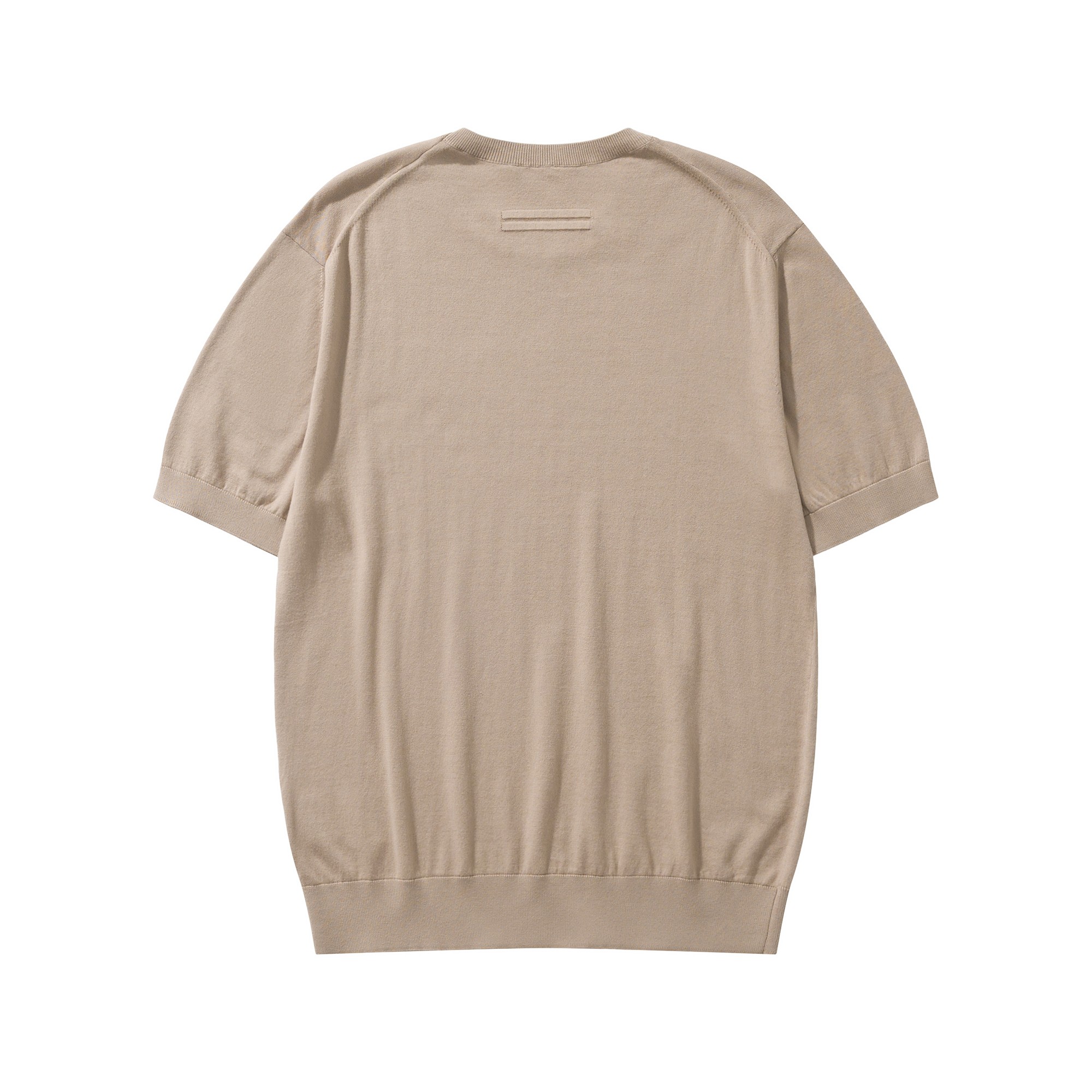 ゼニア Sabbia Oasi コットン Tシャツ ライトトープ 画像 2