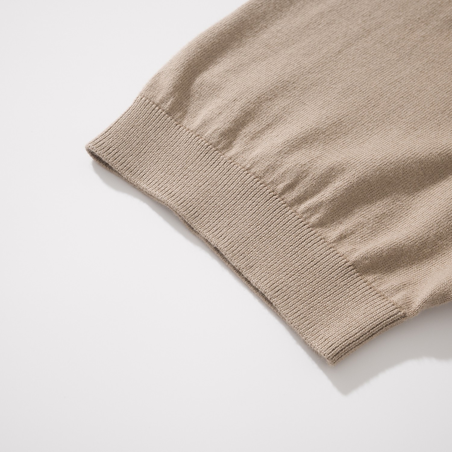 ゼニア Sabbia Oasi コットン Tシャツ ライトトープ 詳細画像 3