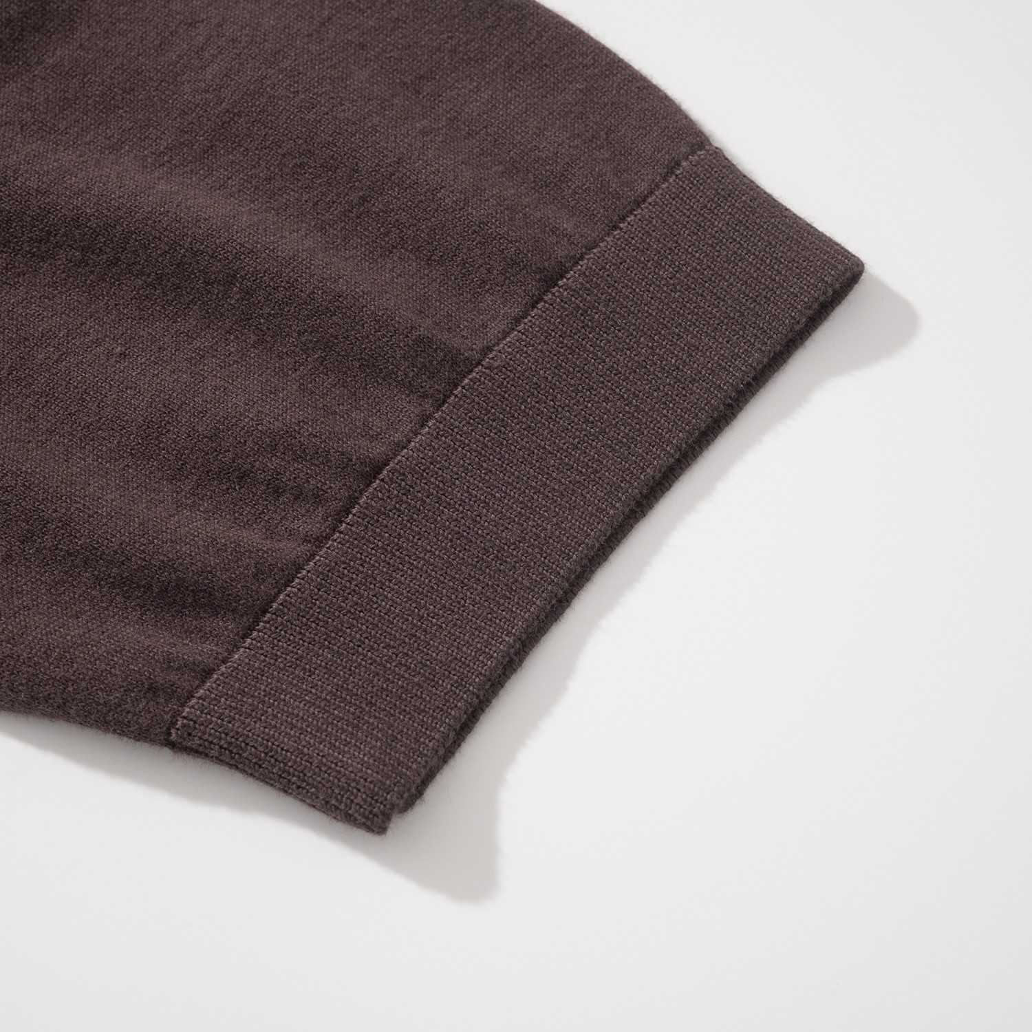 ゼニア Sabbia Oasi コットン Tシャツ ダークブラウン 画像 7