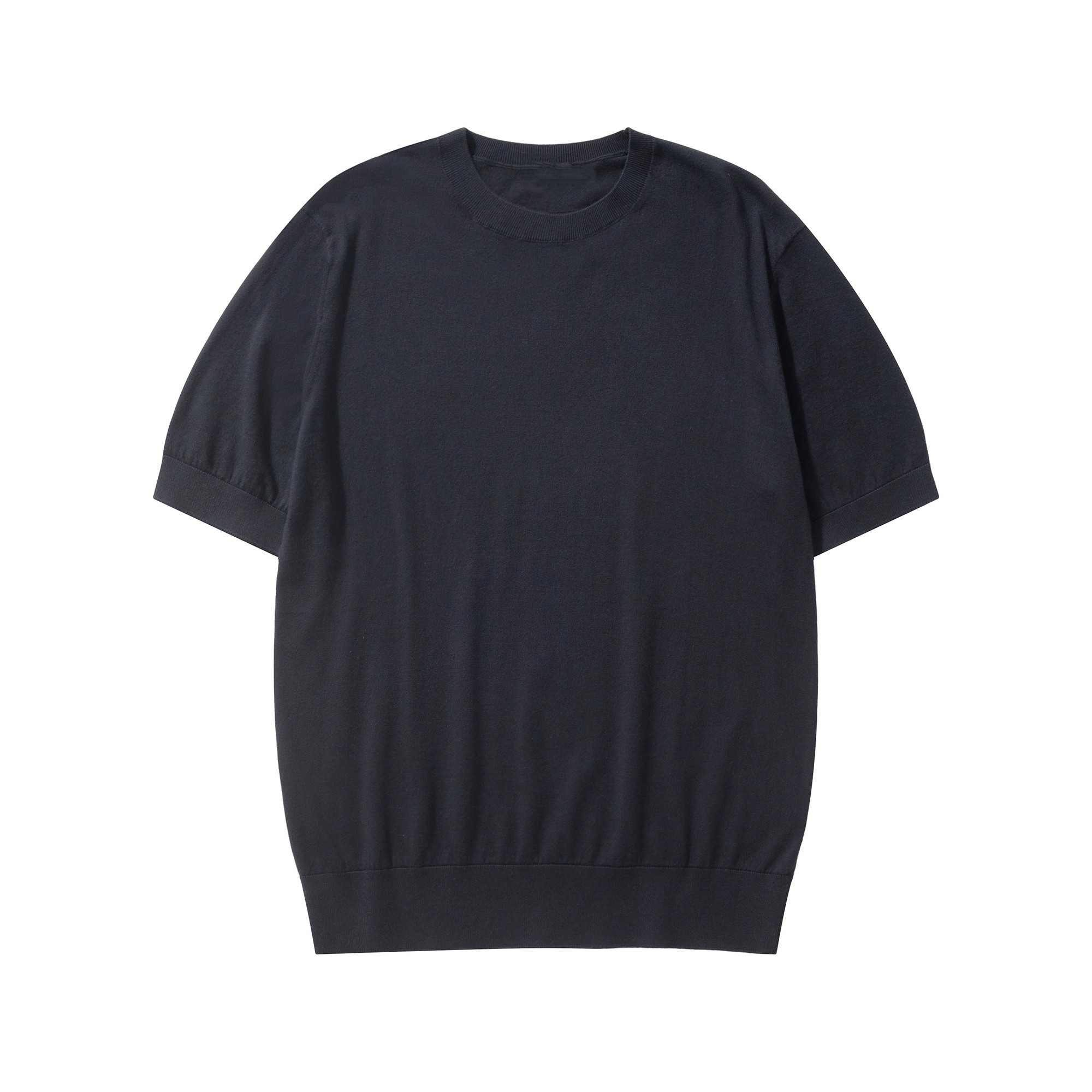 ゼニア Sabbia Oasi コットン Tシャツ ネイビー 詳細画像 1