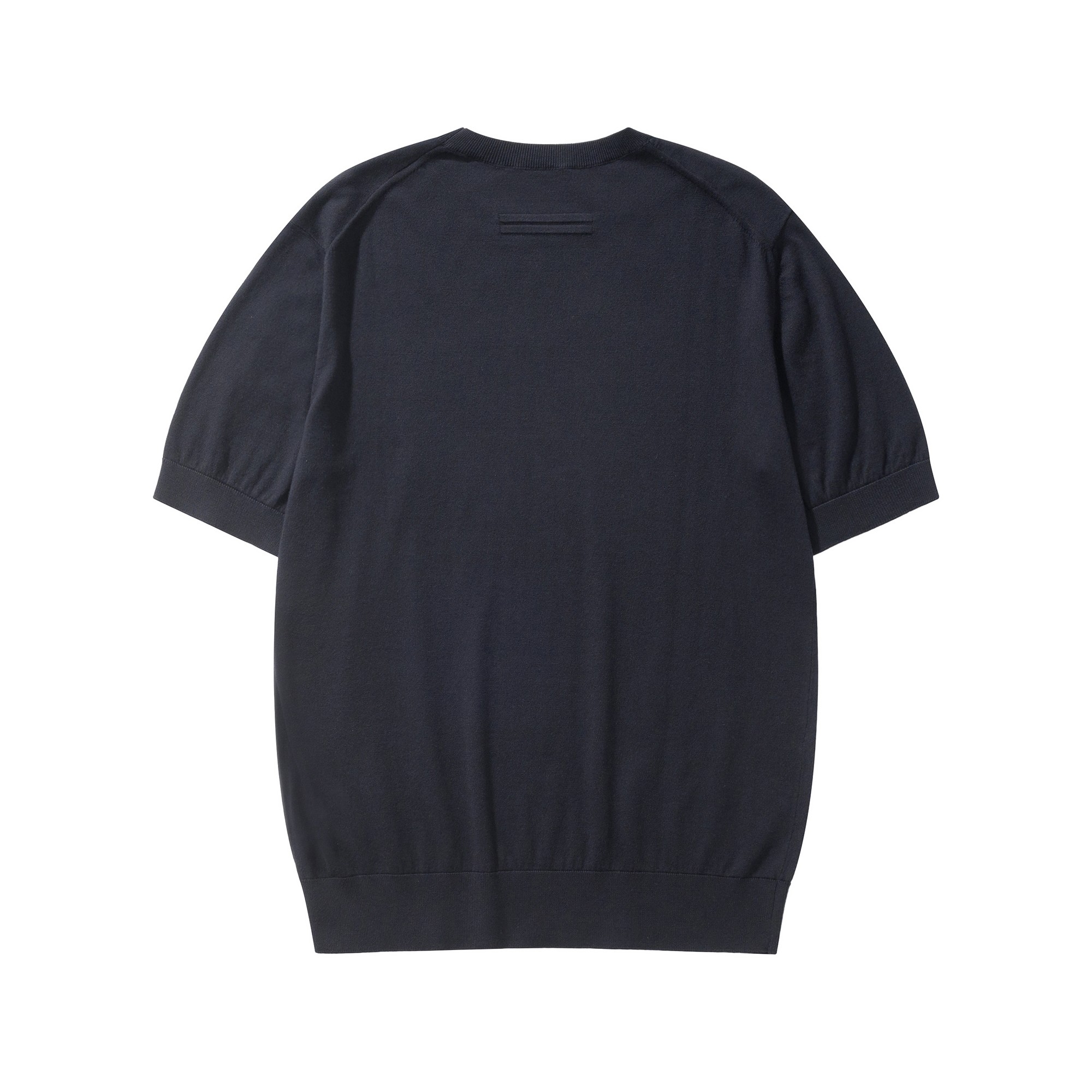 ゼニア Sabbia Oasi コットン Tシャツ ネイビー 詳細画像 2