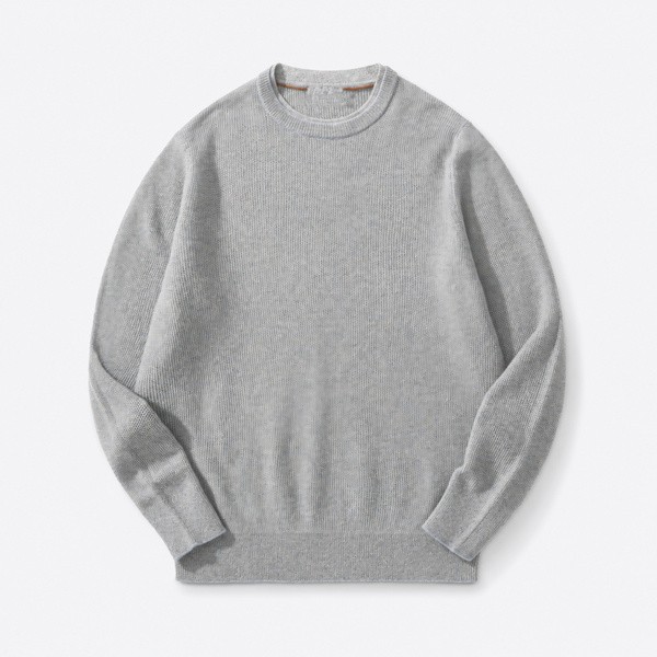 ロロ・ピアーナ City Pull ハニカム カシミヤ グレー