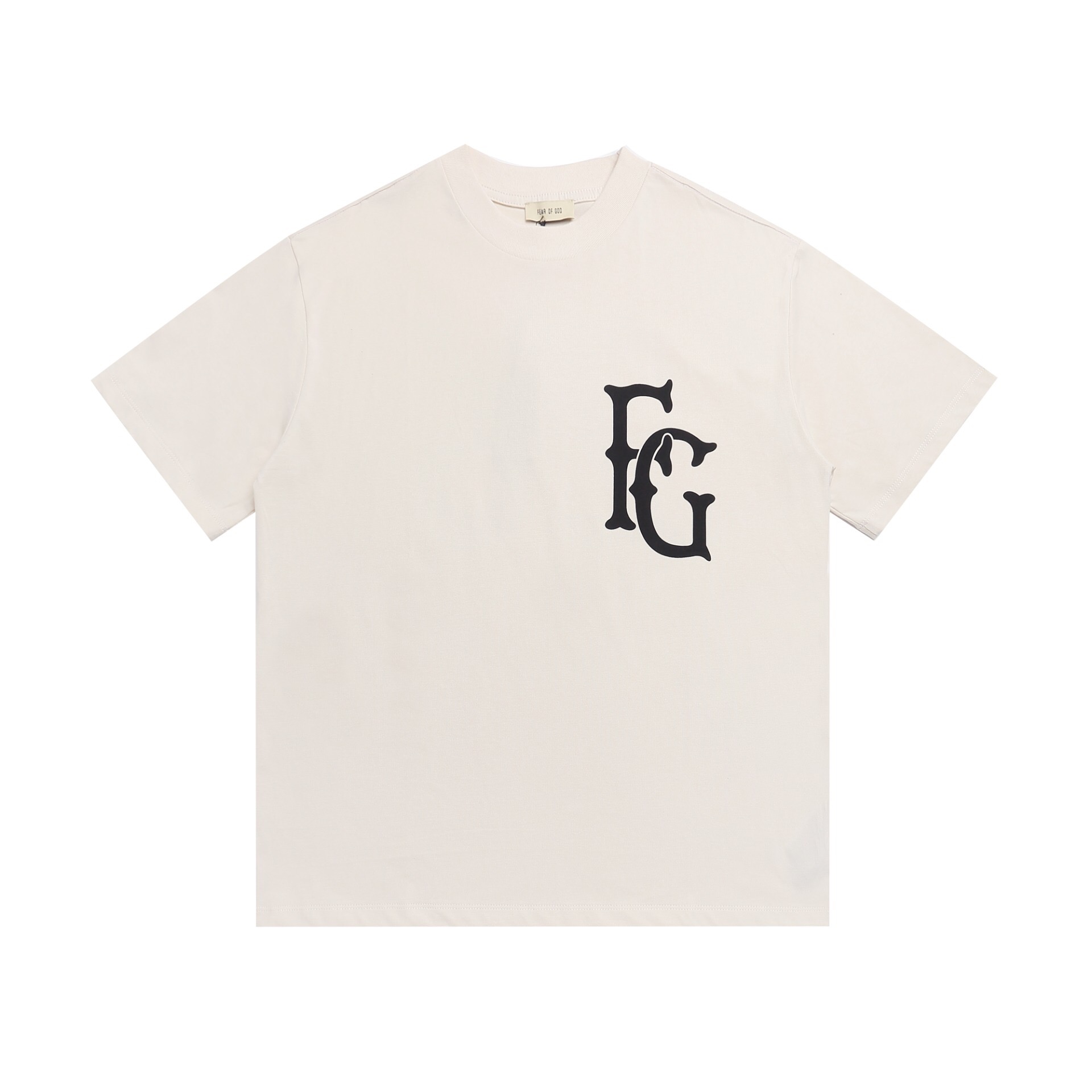 フィア オブ ゴッド 26ロゴ Tシャツ クリーム 詳細画像 1