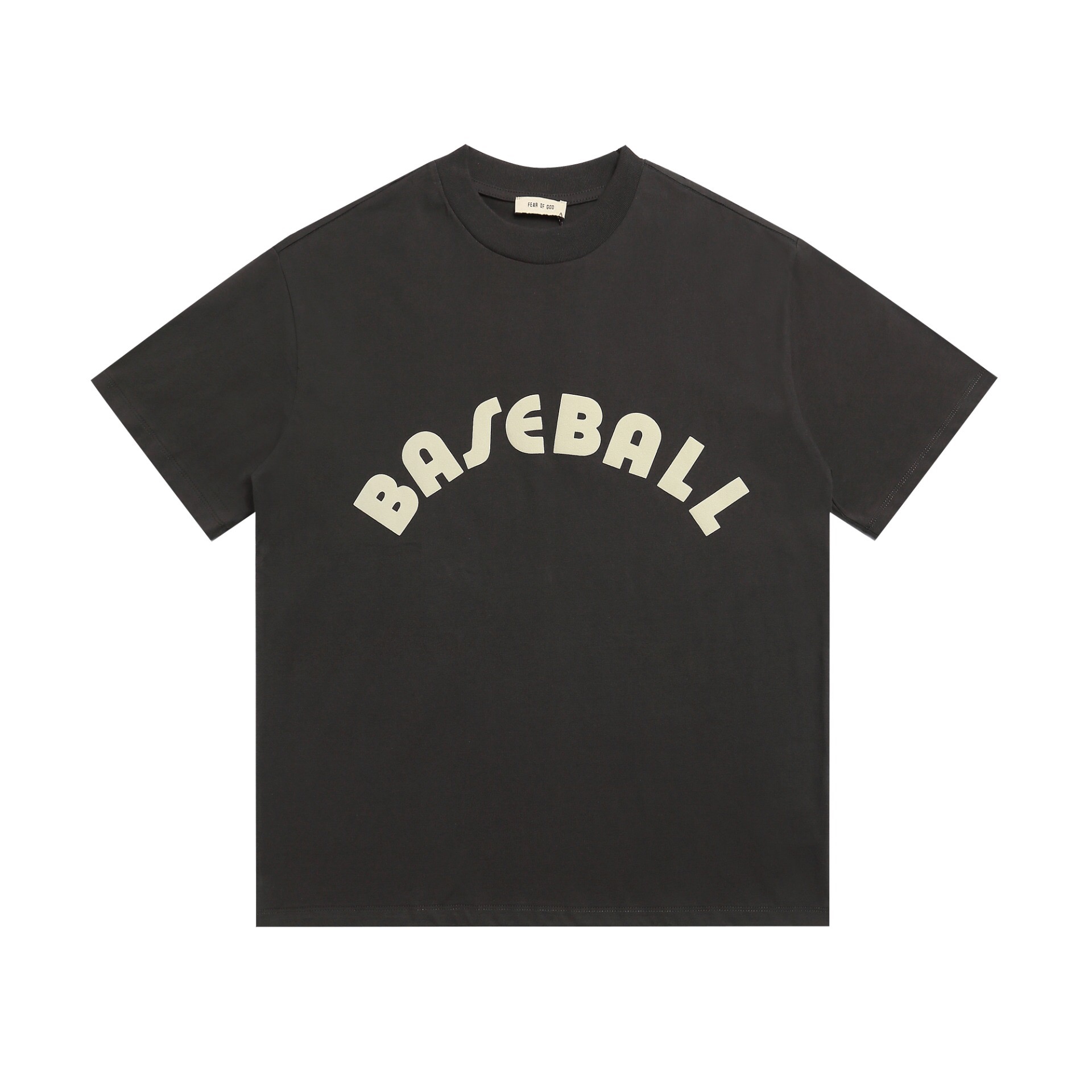 フィア オブ ゴッド ベースボール 発泡ロゴ Tシャツ ブラック 詳細画像 1