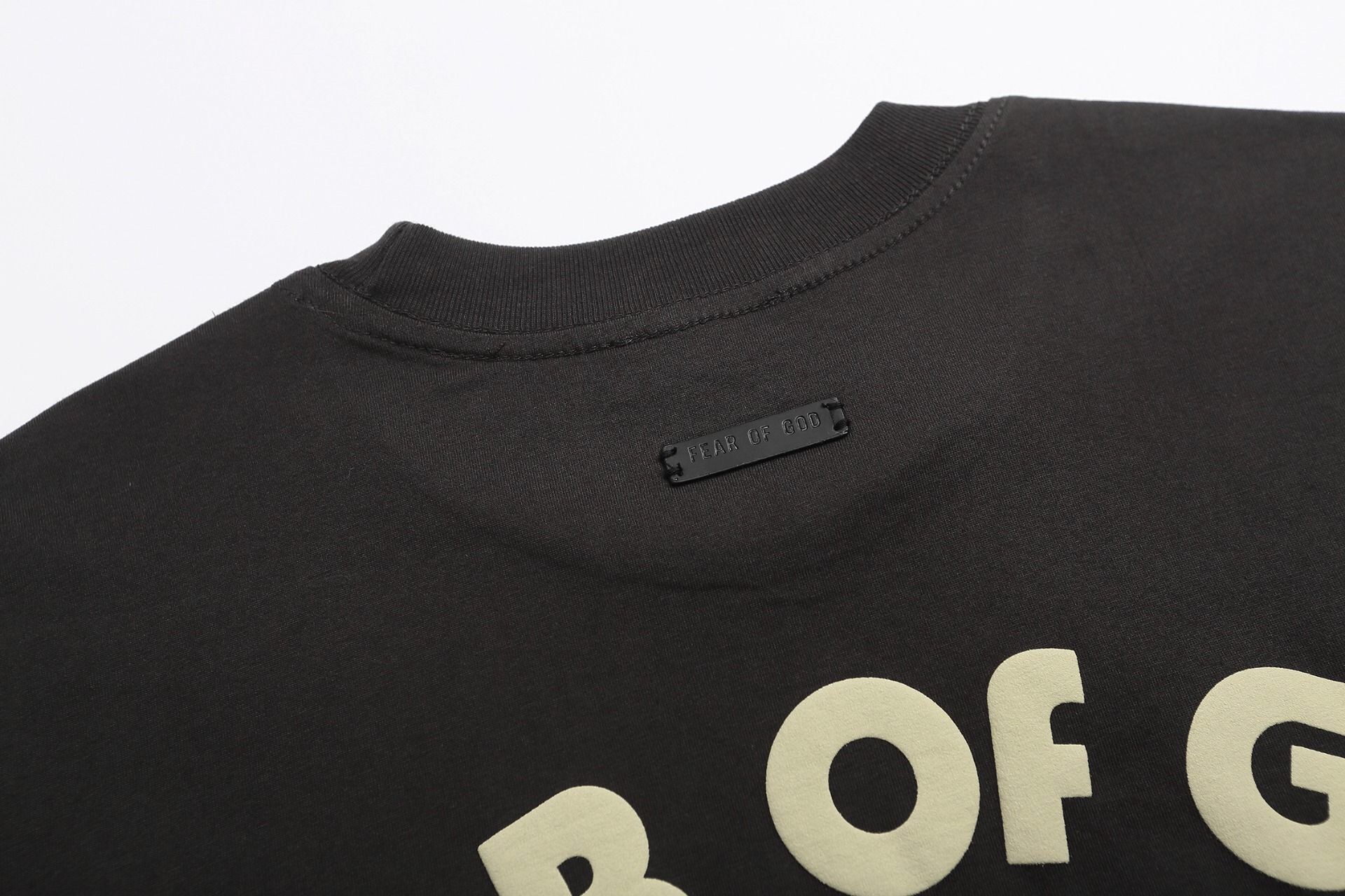 フィア オブ ゴッド ベースボール 発泡ロゴ Tシャツ ブラック 画像 4