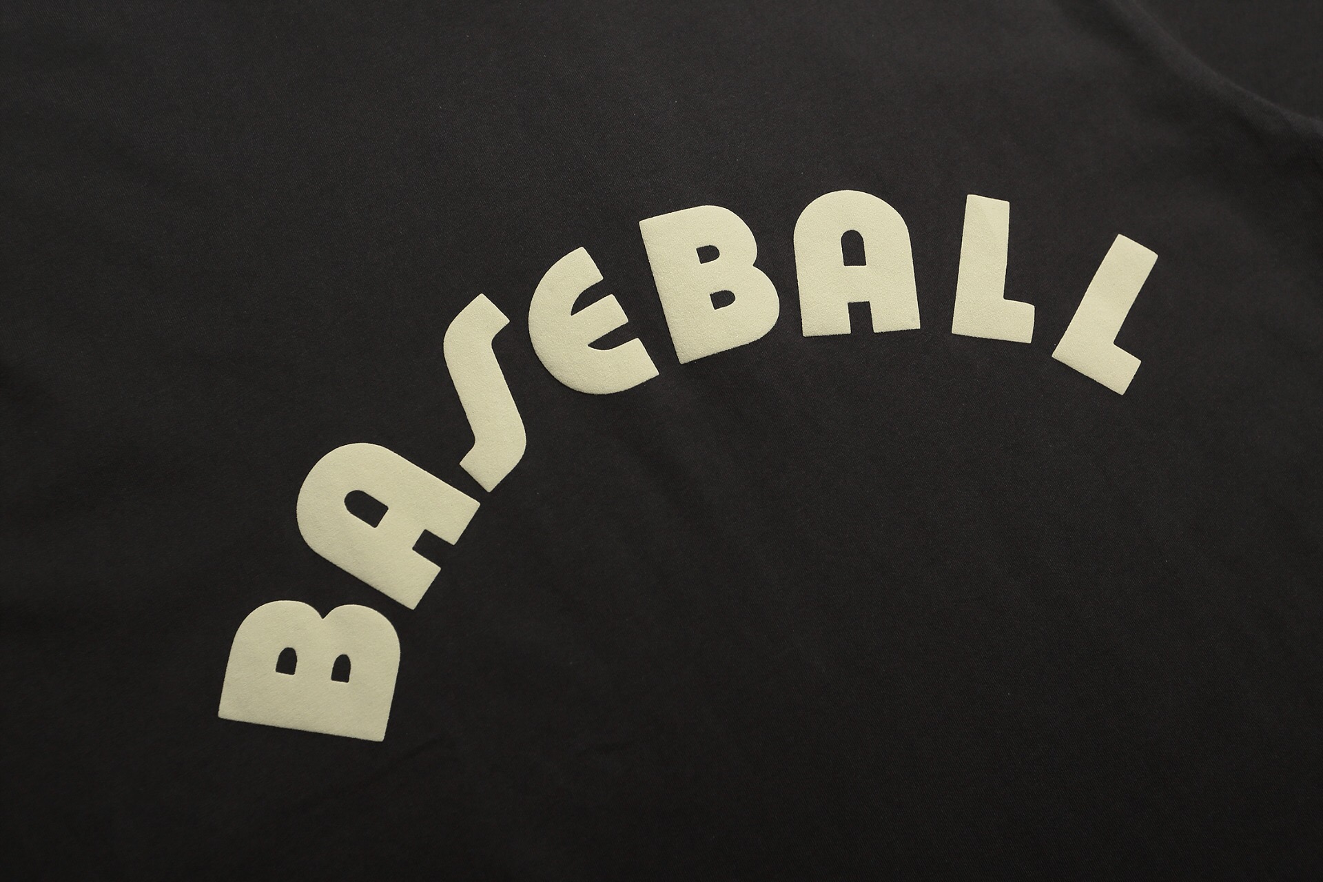 フィア オブ ゴッド ベースボール 発泡ロゴ Tシャツ ブラック 画像 5