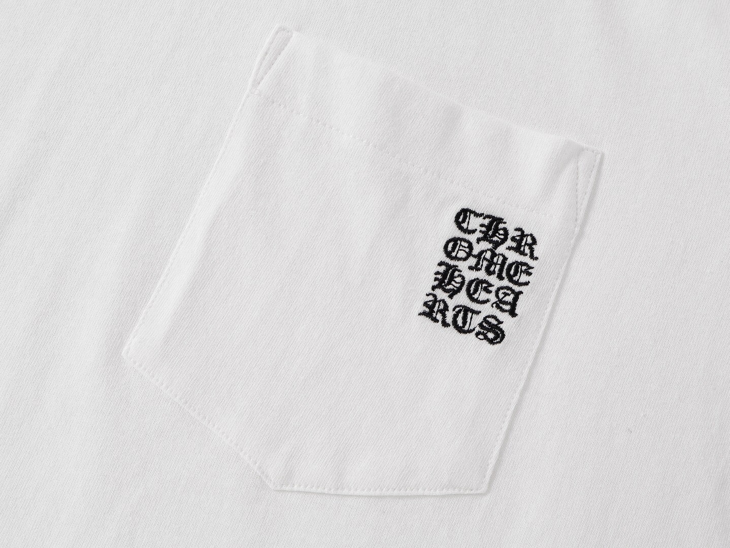 クロムハーツ サンスクリット ポケット刺繍 Tシャツ ホワイト 画像 5