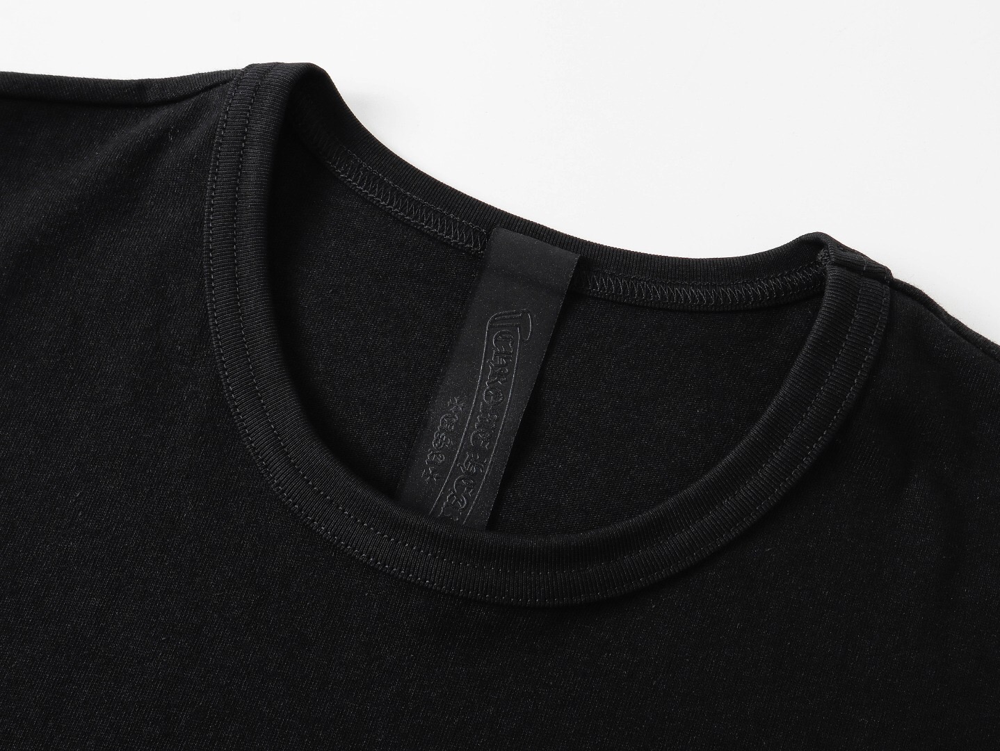 クロムハーツ サンスクリット ポケット刺繍 Tシャツ ブラック 詳細画像 3