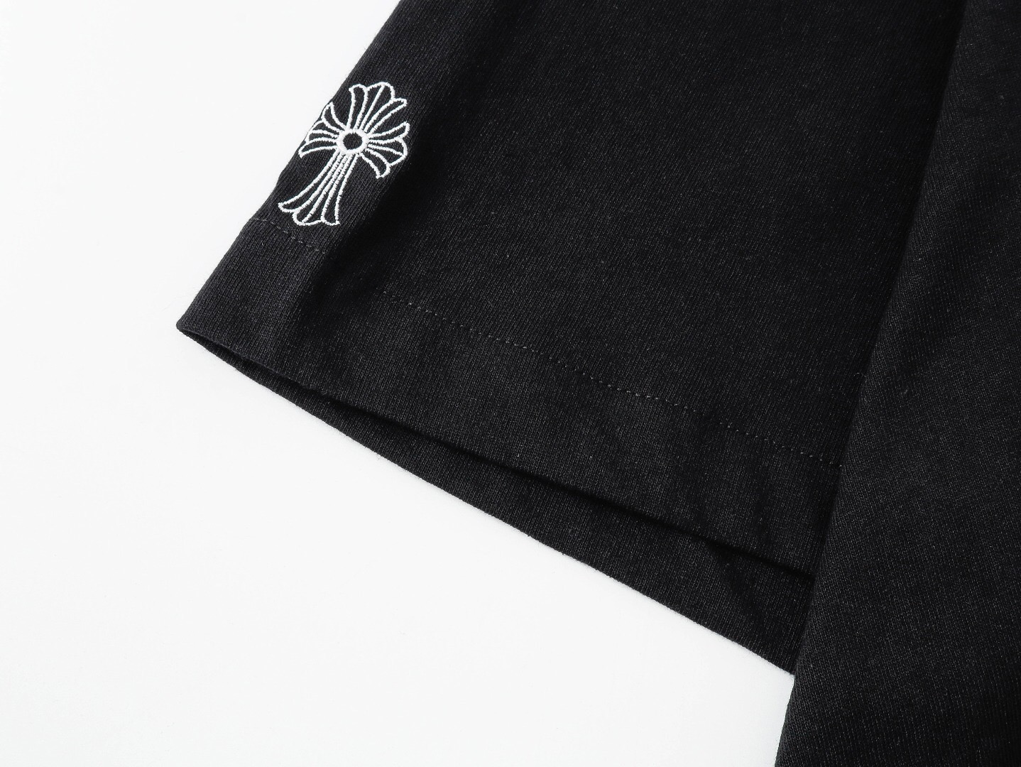 クロムハーツ サンスクリット ポケット刺繍 Tシャツ ブラック 画像 6