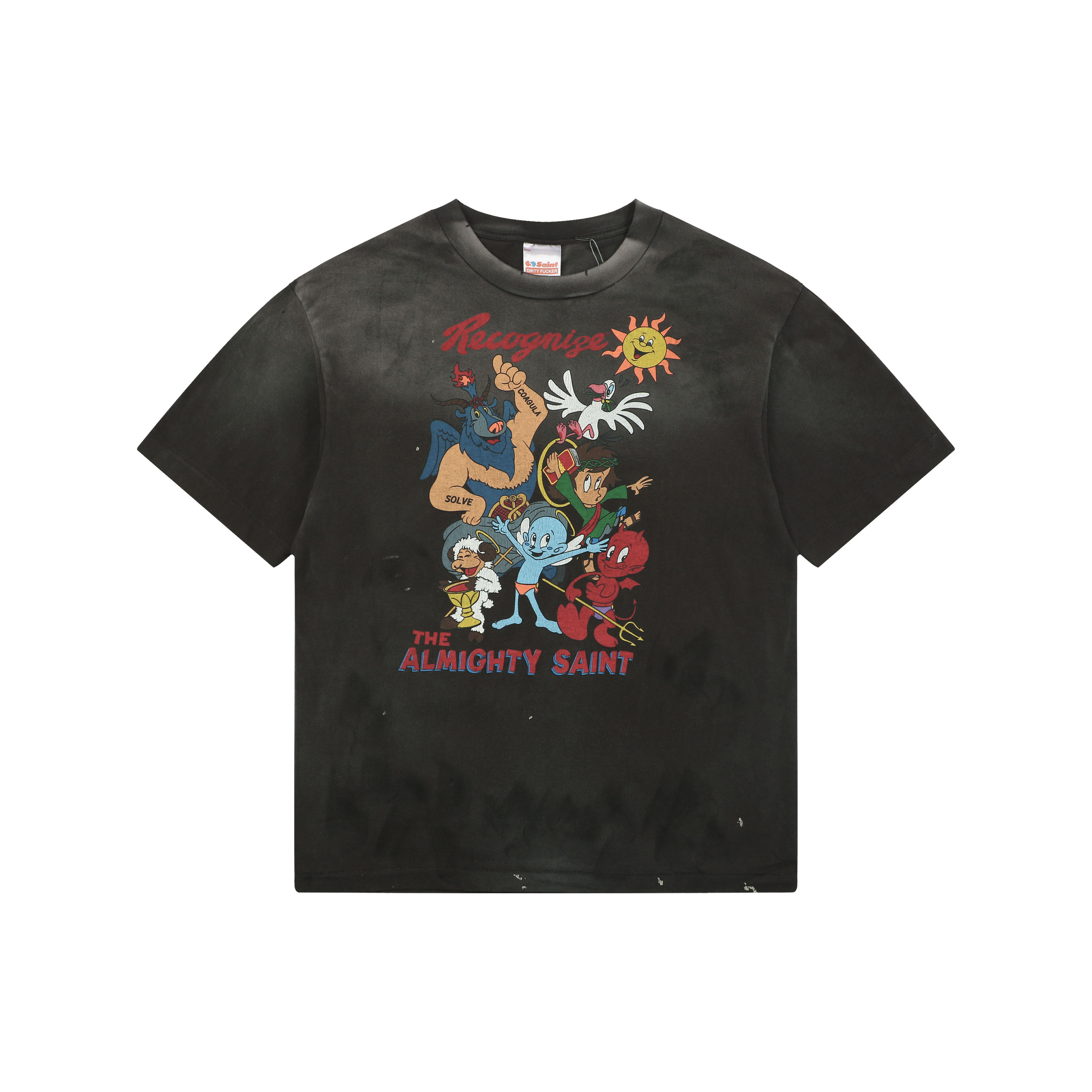 セントマイケル Holy Ghost グラフィック Tシャツ ブラック 詳細画像 1