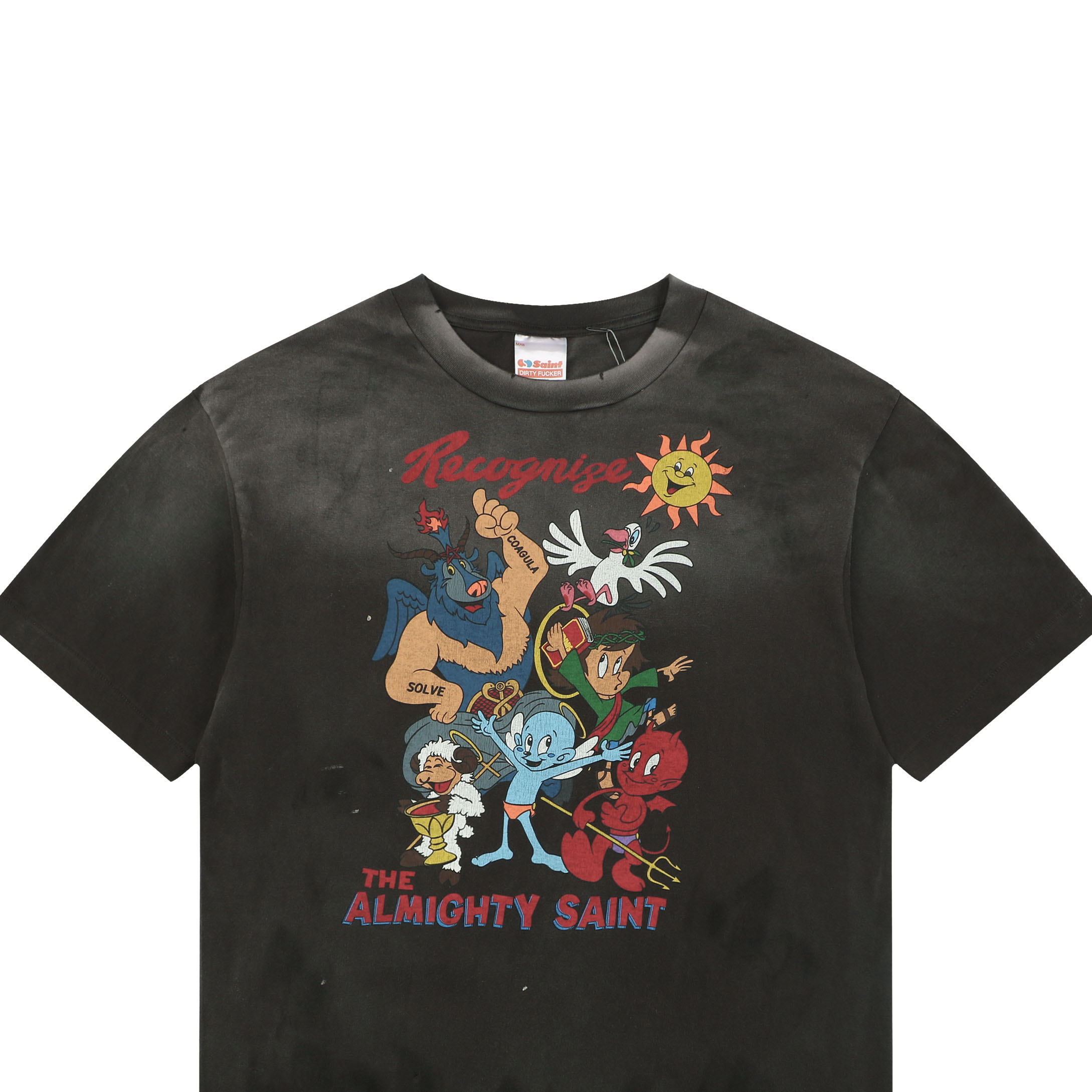 セントマイケル Holy Ghost グラフィック Tシャツ ブラック 画像 4