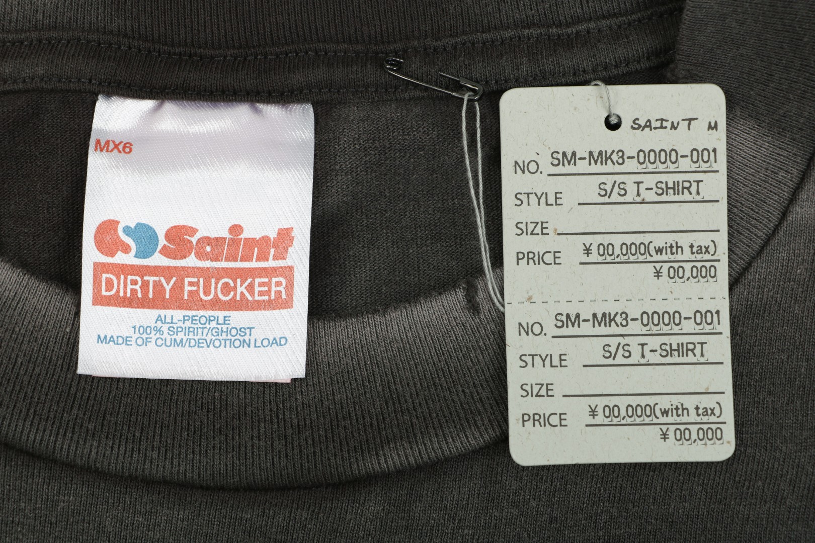 セントマイケル Holy Ghost グラフィック Tシャツ ブラック 画像 8