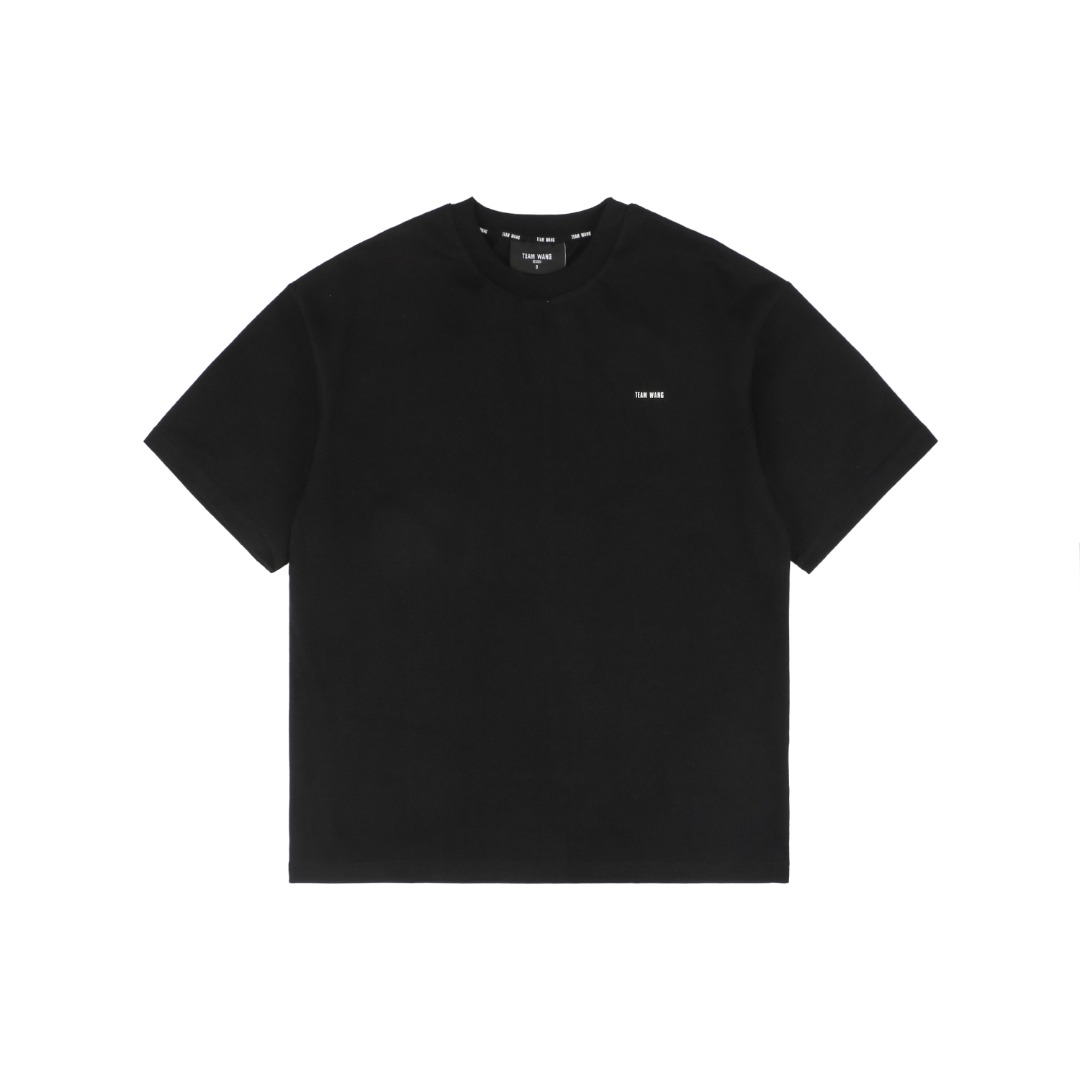 チームワン The Original 1 ホワイトレター Tシャツ ブラック 詳細画像 1