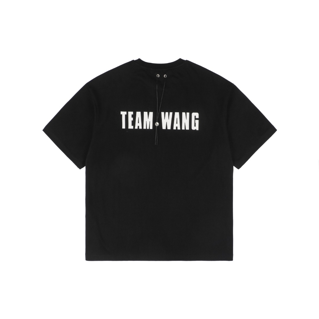 チームワン The Original 1 ホワイトレター Tシャツ ブラック 画像 9