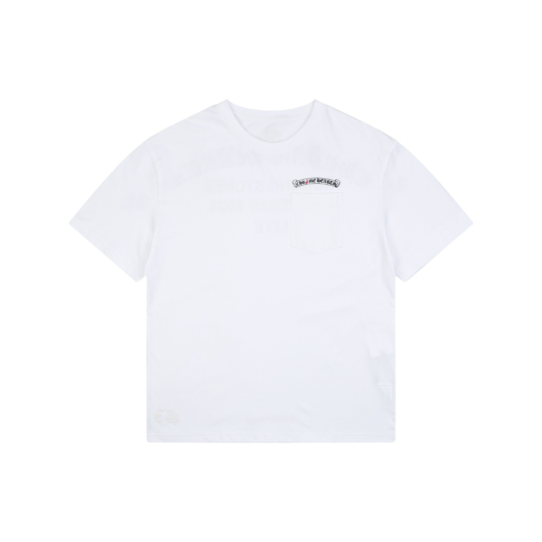 クロムハーツ Rolling Stones ラスベガス ポケット Tシャツ ホワイト 1383-120240103LVER 詳細画像 1
