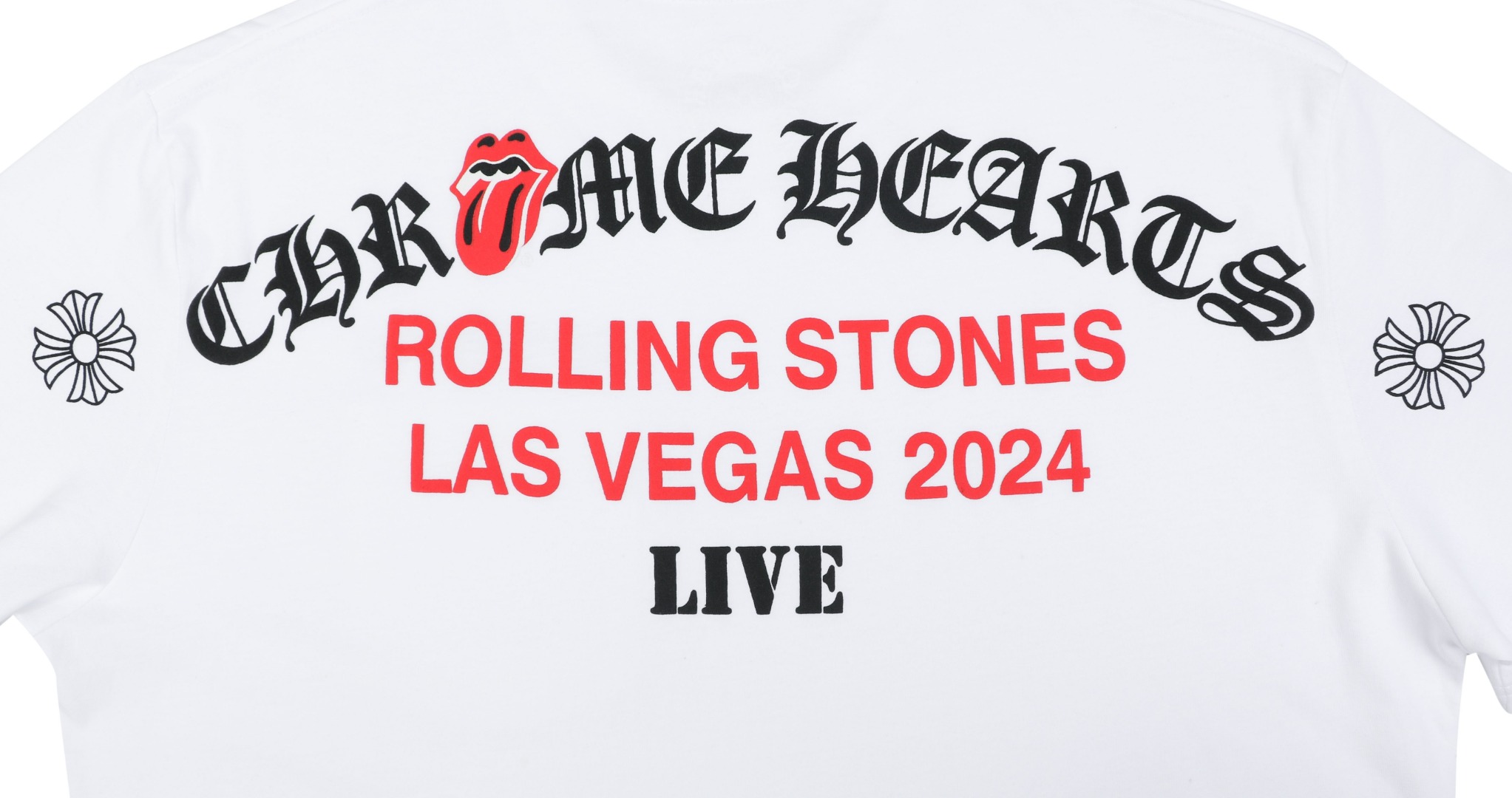 クロムハーツ Rolling Stones ラスベガス ポケット Tシャツ ホワイト 1383-120240103LVER 画像 8