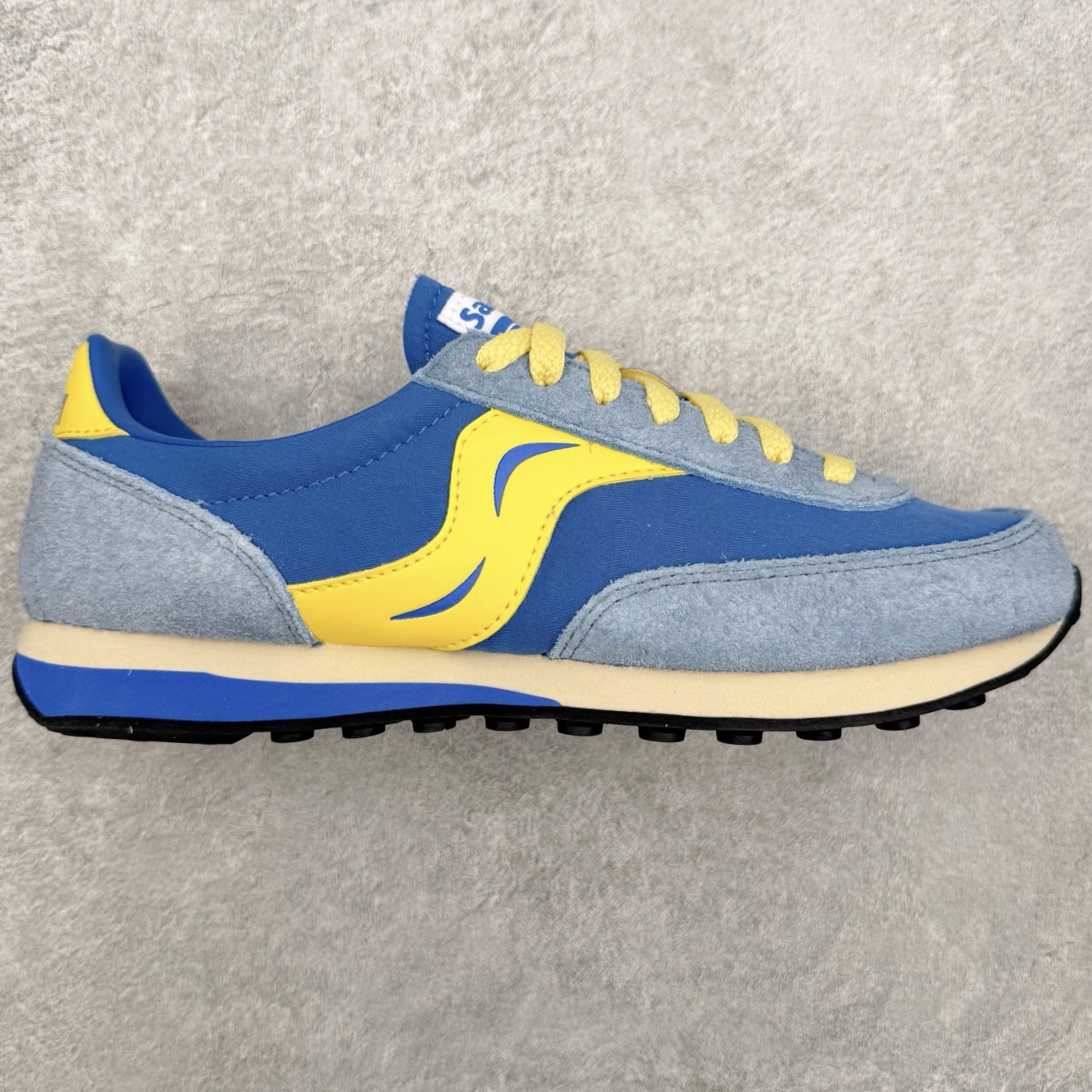 サッカニー Trainer 80 ロートップスニーカー ブルー/イエロー 詳細画像 1