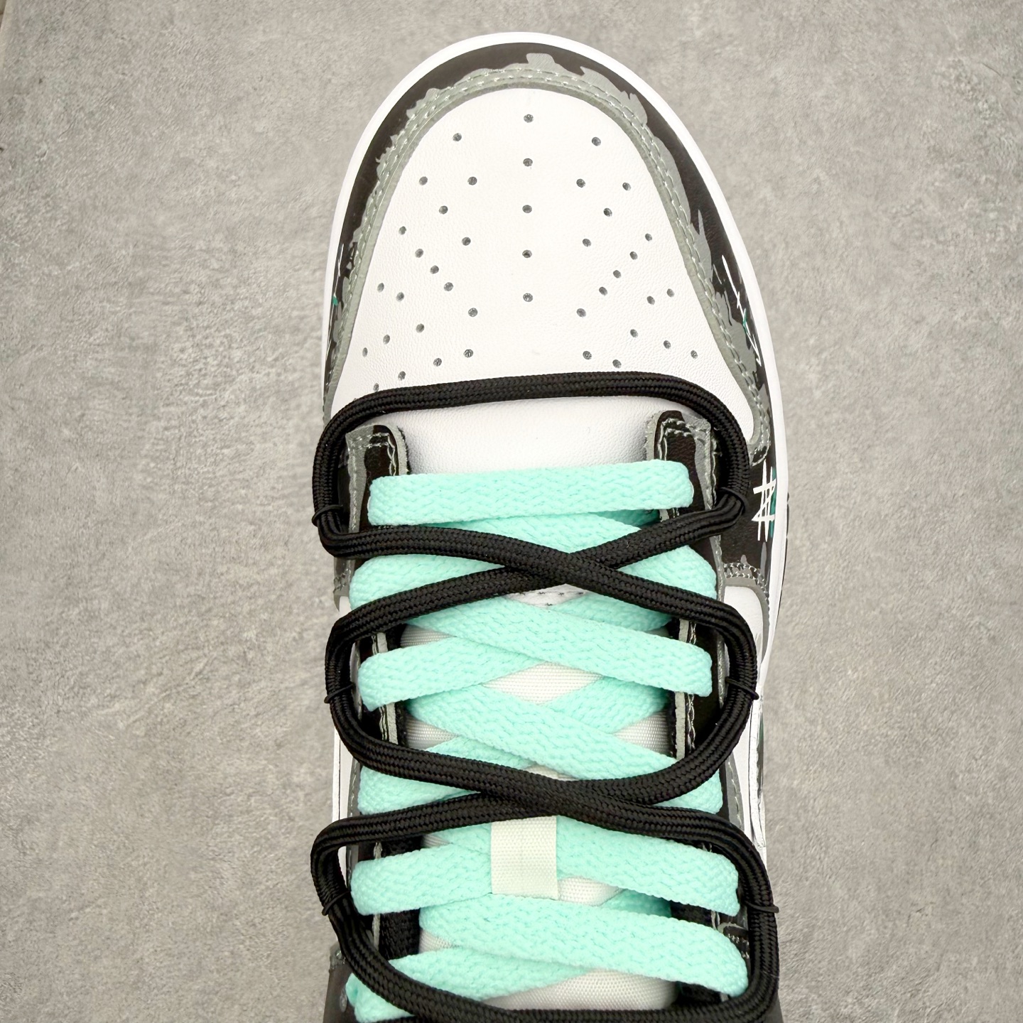 ナイキ Dunk Low Retro スプラッター ホワイト/ブラック DD1391-100 画像 4