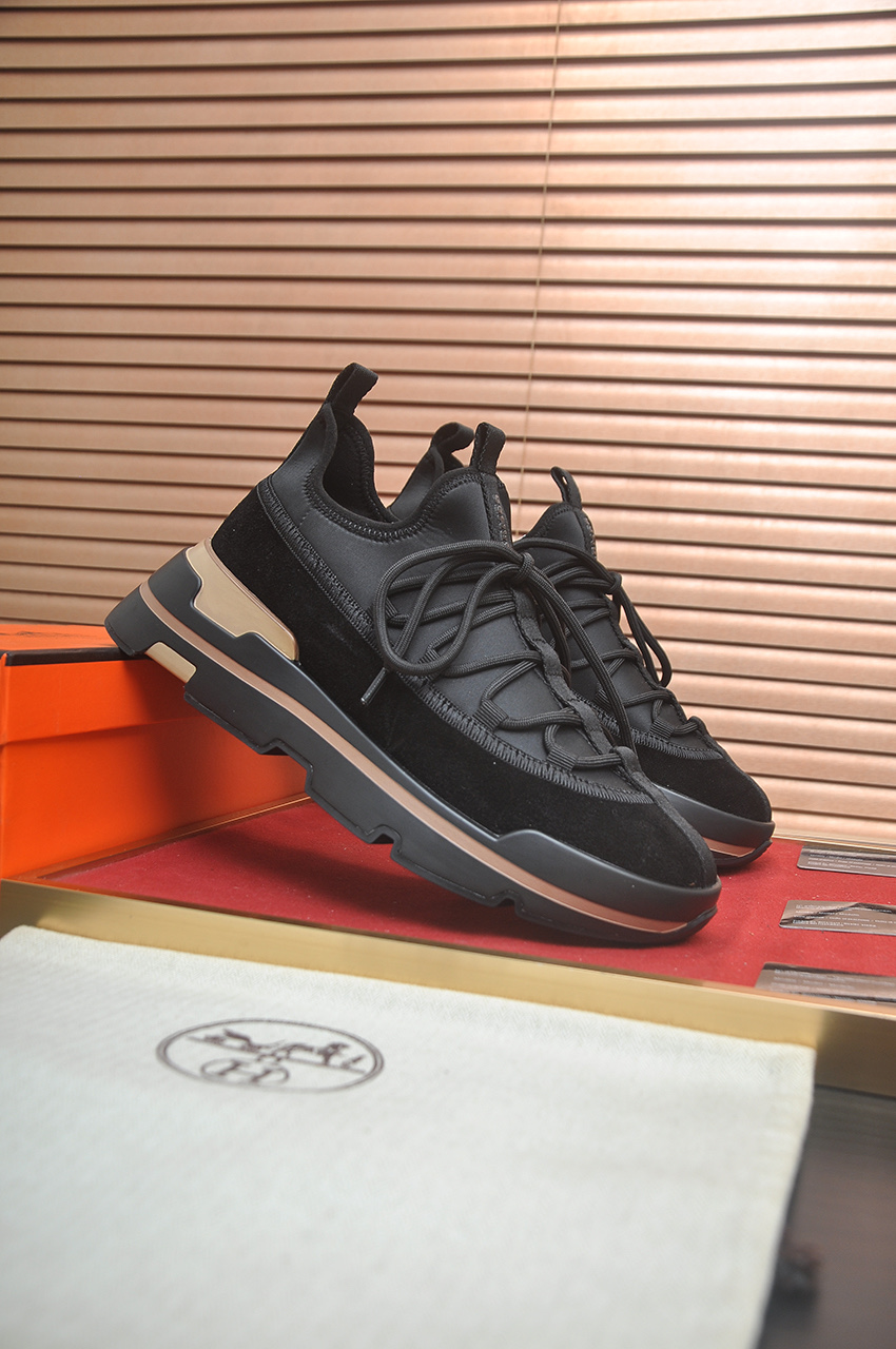 エルメス Trail スニーカー トーナルブラック 画像 3