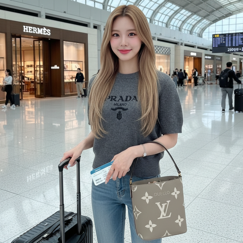 ブロンドムード ラブリー空港ルック 💕